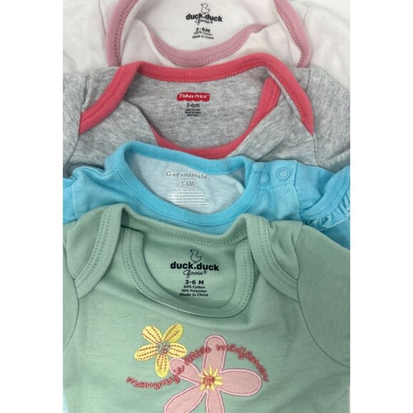 Baby Girl's - 4 Body Suits‎ -- Size 3-6 M - Picture 6 of 6